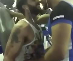 Lovely Gay Kiss at Gym Between Three Indians