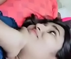 Swathi naidu acquiring kissed by her boyfriend