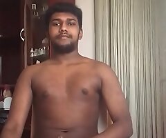 Indian boy in living zone