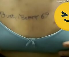 Indian girl plays with big boobs just about bra..slutty girl.