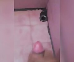 Indian teen boy mastrubating in bathroom