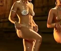 Super indian modal unadorned Dance at hand Hindi song
