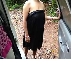 Indian Mummy Queen Has Outdoor Public Auto Sex Take Compilation