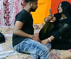 Indian hot NRI bhabhi having it away with dildo and my penis! Hindi intercourse with clear audio