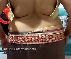 Indian Wife - Saree Strip added to Bra change - Desi Teasing