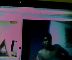 Deshi couple showing boobs in the first place Facebook video chat