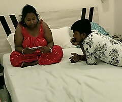 Tamil hot Bhabhi plus husband’s brother have erotic uncut sex!