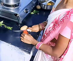 Indian neighbourhood pub wife in kitchen roome doggy allied HD hard-core