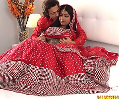 Real Indian Desi Legal age teenager Better half Fucked in Ass and Pussy on Suhaag Raat