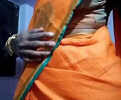 Swetha tamil get hitched saree strip record video