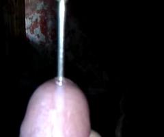 Mumbai boy- metal rod cock insertion by mistress