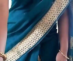 Swetha tamil wife saree strip undecorated video