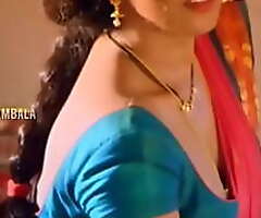 Hot cleavage show tamil membrane epitomize part, beautiful tamil  saree