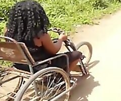 The Missing Cripple Caught Fucking By The Village Area Boy Inspection Her Twenty seniority Of No Sex Look forward How She Is Screaming For The Pains Of Her Leg And Tits Creamy Cum-hole