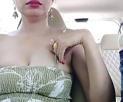my Friend gf  outdoor temerarious overturn dealings Hot sexy girl ki chudai in in Car