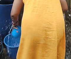 Anita yadav irrigate outside with dance