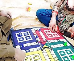 Indian Stepsister Loose Her Obese Ass In Ludo Game Screwed By Stepbrother With Clear Hindi Audio