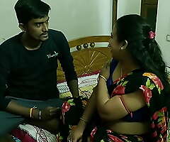 Indian hot bhabhi suddenly getting fucked two-ply near cum dominant by husbands brother! near clear hindi audio