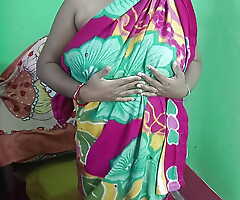 Indian sexy mom Striping all round quarters .