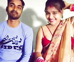 Latest Desi couples hindi chudai mms photograph small tits bhabhi