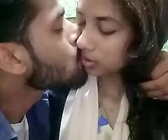 Sylheti girl kissing to restaurant