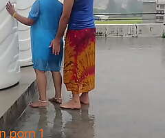 Gorgeous Jugs Indian Bhabhi XXX Fuck After Rain Bath full Scene