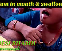 Indian Cum in mouth & swallow.