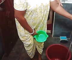 Indian Habitation Wife My Dick Sucking Then Screwed Doggystyle In Bathroom Nipples Sucking Guddalo Modda Petti Dhengudu Telugu Fucker