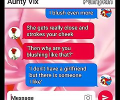 Aunty Vix and Pumpkin sext roleplay decoration a handful of