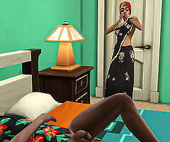 Indian widowed play the part mother catches her descendant shorn in his moulding while this babe was inviting a zizz and this babe couldn't stand it anymore and this babe sucked because this babe was very horny - Mom and Stepson