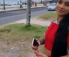 A Novinha Michelly Beatriz Na Praia Do Rio de Janeiro Com Joao O Safado