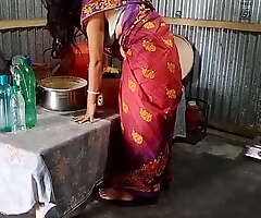 Red Saree Lovely Bengali Boudi sex (Official pellicle By Localsex31)
