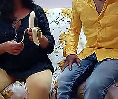 Desi Jija Sali Special Banana Copulation Indian XXX Porn On touching Clear Hindi Audio