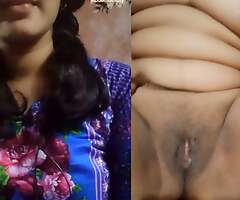 Beautiful saleable girl with blue dress. Stunning bhabi fingerings her acquisitive pussy. Bangla talking