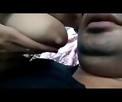 Indian step mom talking reproachful in hindi and gives her milk up son and fucked keep in view dynamic video at pornland.in