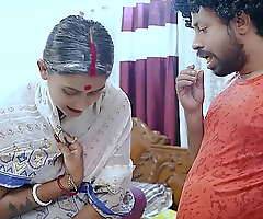 Sudipa Playing A Role Of Mature Indian Aunty Having Sex With Young Alms-man