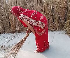 Indian Beutifull sheila wife alfresco shafting
