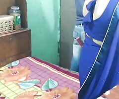 Pearly ass desi bhabhi who was sweeping the house got her ass fucked from behind