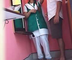 New Indian school girl fucking with her teacher