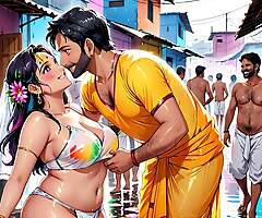 AI Generated Uncensored Hentai Images Be beneficial to Hot Indin Women Playing  Naughty Holi