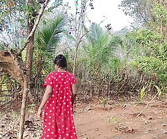 Beautiful village wife living lonely bhabi sex in alfresco fuck