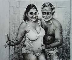 Erotic Schemes Or Drawing Sexy Desi Indian Unspecific inside Bathroom in the matter of Writer In Law