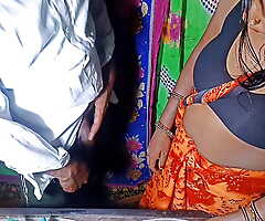 Bihari Bhabhi offended husband's friend by calling him laconic penis, pecker became thick during sex, in the capacity of screaming in Hindi .