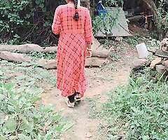 Best Indian Bangali Village bhabhi fucking open-air forest by devar