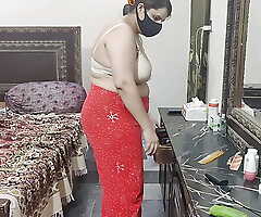 pakistani bigass step mom cleaning room