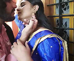 Kerala half saree BDSM hand above window and hot amour prevalent pussy and pain in the neck lick romance, Mallu hot dealings by Vaishnavy and Sharun Raj