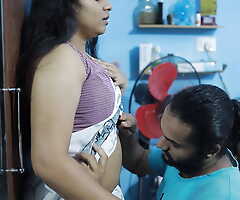 Saree navel romance part 1, Vaishnavy and Sharun Raj Sexy navel lick romance, Saree navel lick, Sexy saree navel kiss and lick