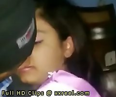 sexy sexy indian girl fucking hard and giving a kiss